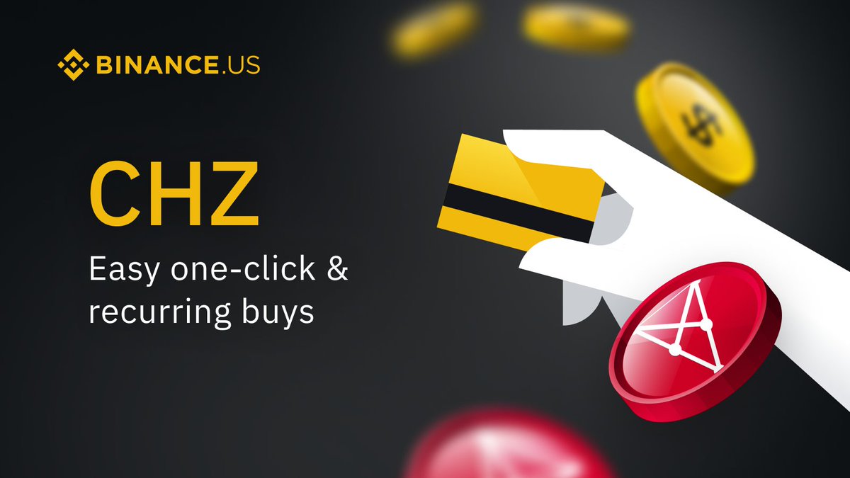 BinanceUS's tweet photo. @Chiliz $CHZ is now available on our Buy Crypto page. This portal allows customers to conveniently buy, sell and convert many popular cryptocurrencies as well as set recurring buys on a daily, weekly, bi-monthly, or monthly basis.

Get started: https://t.co/RVmGkABvDh https://t.co/Qhe5kVOt3e