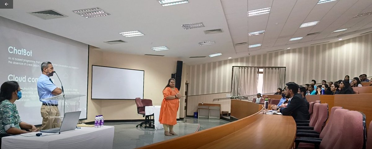 AccelTree's tweet image. Guest Lecture on InsurTech2.0 at @officialNIAPUNE. An opportunity to engage with Post Graduate students at the National Insurance Academy, Pune, on trends in insurtech by Edwin David and @AccelTree team, assisted by insurtech specialist @PurvaSach
#insurance #insurtech  #fintech