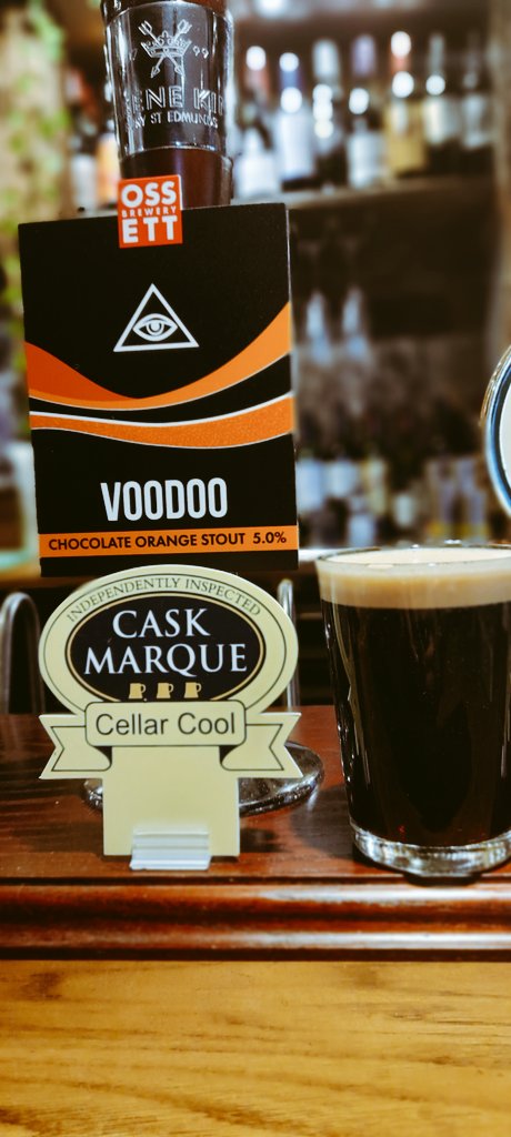 Next up on our dedicated Dark Beer line we have this fabulous beer from <a href="/ossettbrewery/">Ossett Brewery</a> 

Subtle notes of chocolate and orange, absolutely delicious! 😍

#caskale #countrypub #darkale #drinkcaskbeer