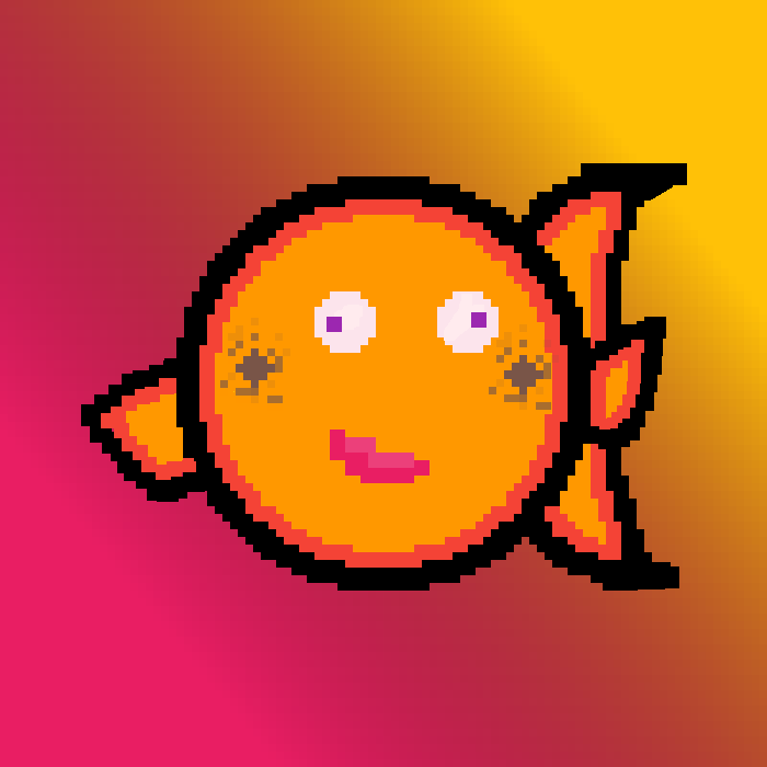 CircleFish_NFT's tweet photo. Little #CircleFish minted on @opensea: #20 Ireneπ»π§‘
1/1, 0.002 $ETH, with no gas fees!
https://t.co/1AjbfYsgwO
#nft #nftart #nftcollector #pixelart #nftcommunity #opensea #nftfamily #polygonnft #openseanft #nftcollectibles #nfts #funnynft #cutenft https://t.co/25wQXDkfGK