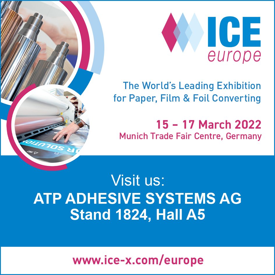 Join us in person in 2 weeks at Hall 5 Booth 1824 during ICE Europe!

Register for here: lnkd.in/eQWMfKPn
Please contact ATP for a free voucher/promo code.

#ICEEurope #ICE-X #Converting #adhesive #adhesivetapes #customized #europe #film #esg