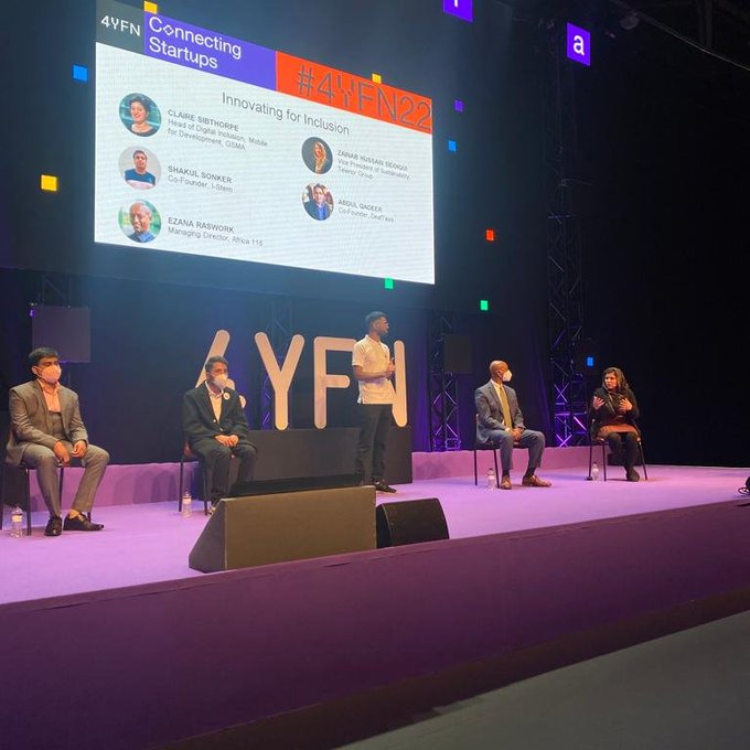 GSMAm4d's tweet photo. "There are other ways of interacting undeserved groups - we can integrate them into the workforce. This helps us understand their needs better. 🤝 Partnerships are key." 
👉 @ZHAS00 from @TelenorGroup 

#MWC22 #UKAid #Sida https://t.co/0UojfACPA0