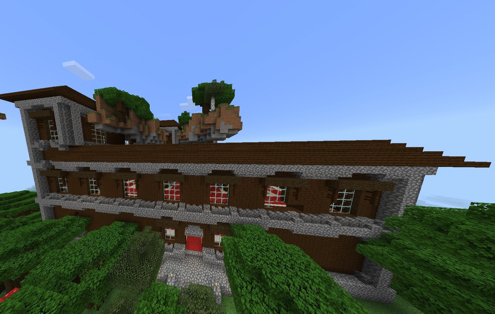 塩雪 マイクラgpを応援しています 森の洋館に森がはえとるw マインクラフト 森の洋館 T Co Uzdskchwzz Twitter