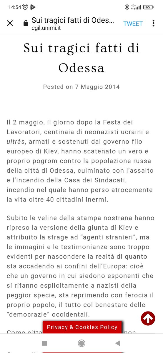 73Orlando73's tweet photo. @Palazzo_Chigi Provo VERGOGNA come Italiano
#StpoWar
#noEUArmy

Io condannò tutte le GUERRE, e mi piacerebbe lo facesse anche la mia Nazione.

#cheVergogna
#quantaIpocrisia https://t.co/iqfntl9579
