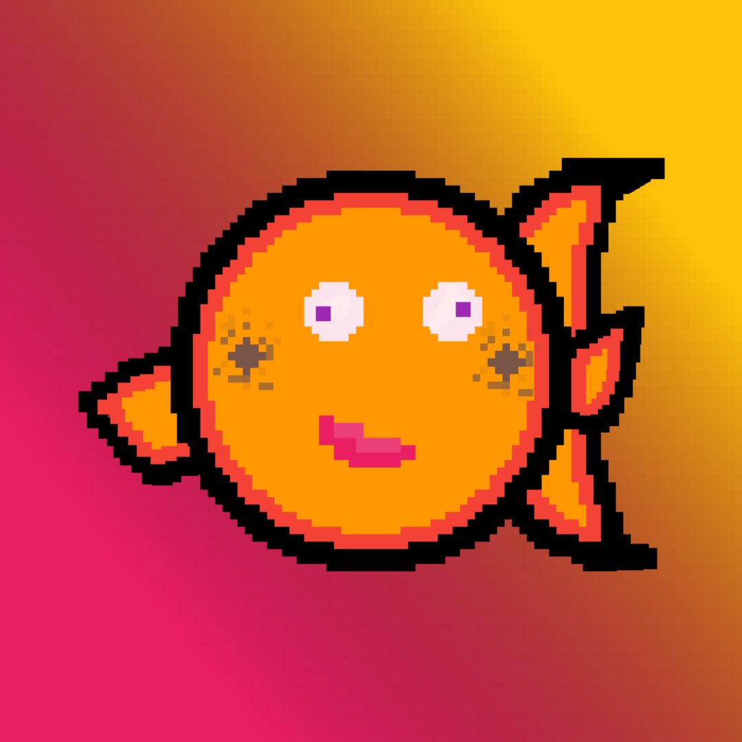 CircleFish_NFT's tweet photo. @squrtleee Little #CircleFish #20 Irene🌻🧡

1/1, 0.002 $ETH, with no gas fees!

https://t.co/1AjbfYsgwO

#nft #nftart #nftcollector #pixelart #nftcommunity #opensea #nftfamily #polygonnft #openseanft #nftcollectibles #nfts #funnynft #cutenft https://t.co/rJ6VIK9vCL
