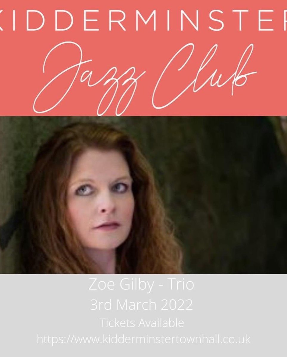 Soo very excited to performing with my ace trio #KidderminsterJazzClub <a href="/Kiddy_Town_Hall/">Kidderminster Town Hall</a> Jazz Club this Thursday 3rd March 7pm doors @AndyChampion77 <a href="/Markgeorgewill/">Mark Williams</a> 

#jazzgigs #jazztrio #jazzvocals #kidderminster #kidderminstertownhall