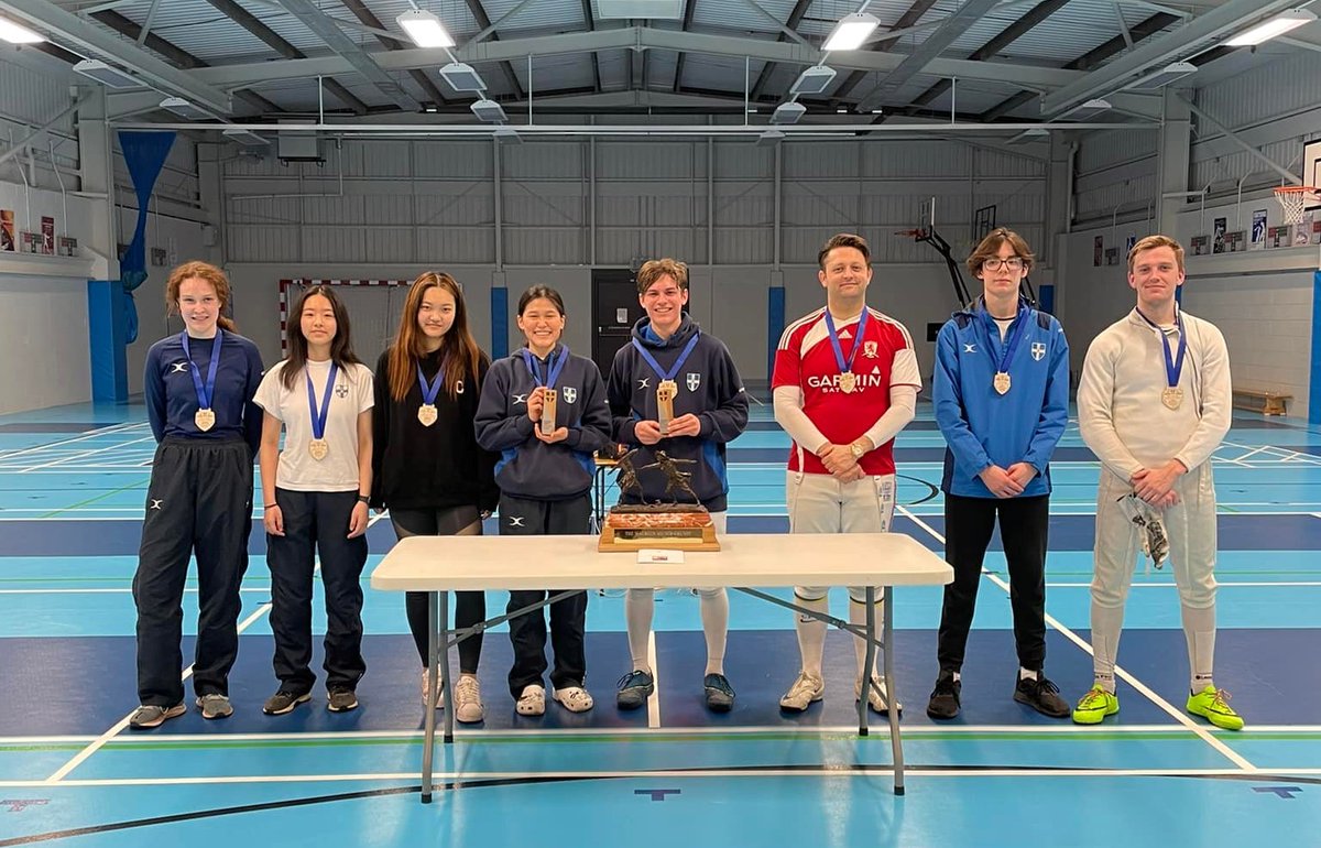 OKS Fencing Challenge Results:

Men’s Epee
Champion - Vladimir Kozlov (6a)
Runner-up - Daniel Smythe (OKS)
Third - Fred Way (6a) and Robert Jennings (OKS)

Women’s Epee 
Champion - Natalia Shahril (6b)
Runner-up - Jenny Zhang (OKS)
Third - Sophie Chau (6b) and Emily Abson (5th) https://t.co/fq7YiaCE0a