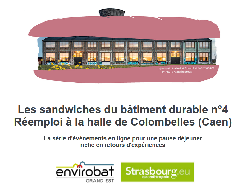 Envirobat Grand Est - energivie.pro (@envirobatgdest) on Twitter photo Pour éviter de se casser les dents avec le #réemploi, venez croquer dans notre sandwich rempli de solutions innovantes 🥪
📅 Mardi 8 mars de 13h à 14h en visio
👉 Inscription : bit.ly/3pogFzR
<a href="/strasbourg/">Strasbourg.eu</a> | <a href="/Insa_Strasbourg/">Insa Strasbourg</a> | <a href="/frugaliteheureu/">Manifeste pour une Frugalité Heureuse et Créative</a> | Le Wip Pour éviter de se casser les dents avec le #réemploi, venez croquer dans notre sandwich rempli de solutions innovantes 🥪
📅 Mardi 8 mars de 13h à 14h en visio
👉 Inscription : bit.ly/3pogFzR
<a href="/strasbourg/">Strasbourg.eu</a> | <a href="/Insa_Strasbourg/">Insa Strasbourg</a> | <a href="/frugaliteheureu/">Manifeste pour une Frugalité Heureuse et Créative</a> | Le Wip