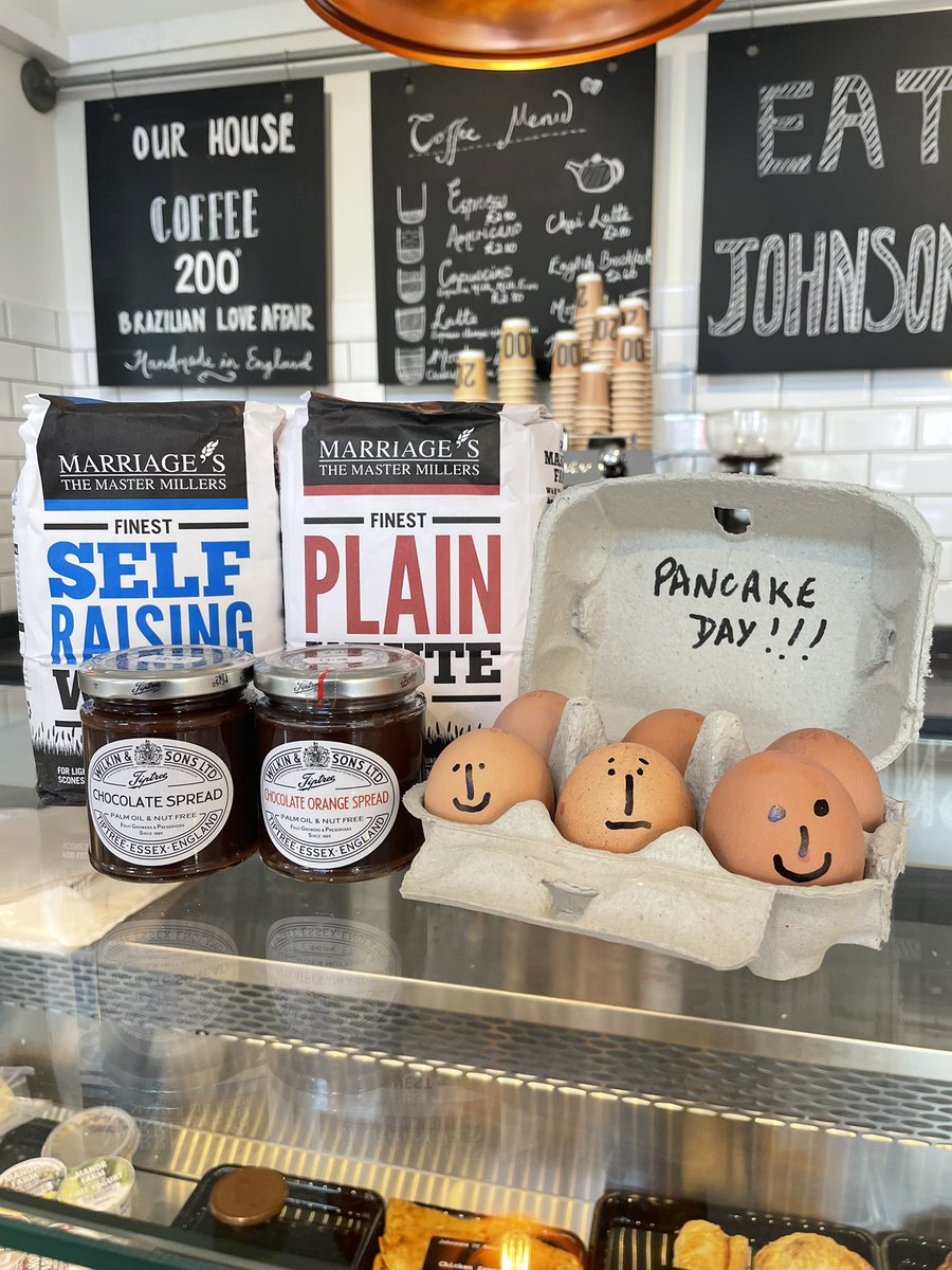 Pancake Day! 😁
Happy Kids! Messy kitchen! 
🥚🥞🍳
Best ingredients
#PancakeDay #noyolk #tiptree