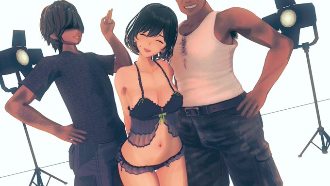 🔞ぐんそ、なんかエッチな下着(たぶんmod)を見つけてしまったので、通りすがりの黒田聖花さん(伊勢貝学園からの転校生)に着てもらいました、サー!(`-`*ゞ
 #コイカツサンシャイン 