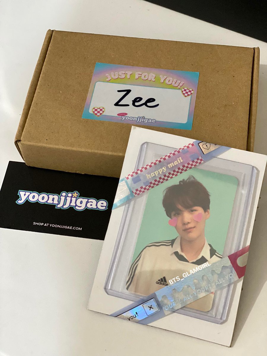 bts_glamgirl's tweet photo. Thank you @yoonjjigae for bringing Yoongi home 💜 Until next purchase ☺️✨ https://t.co/4HnBk90lsU