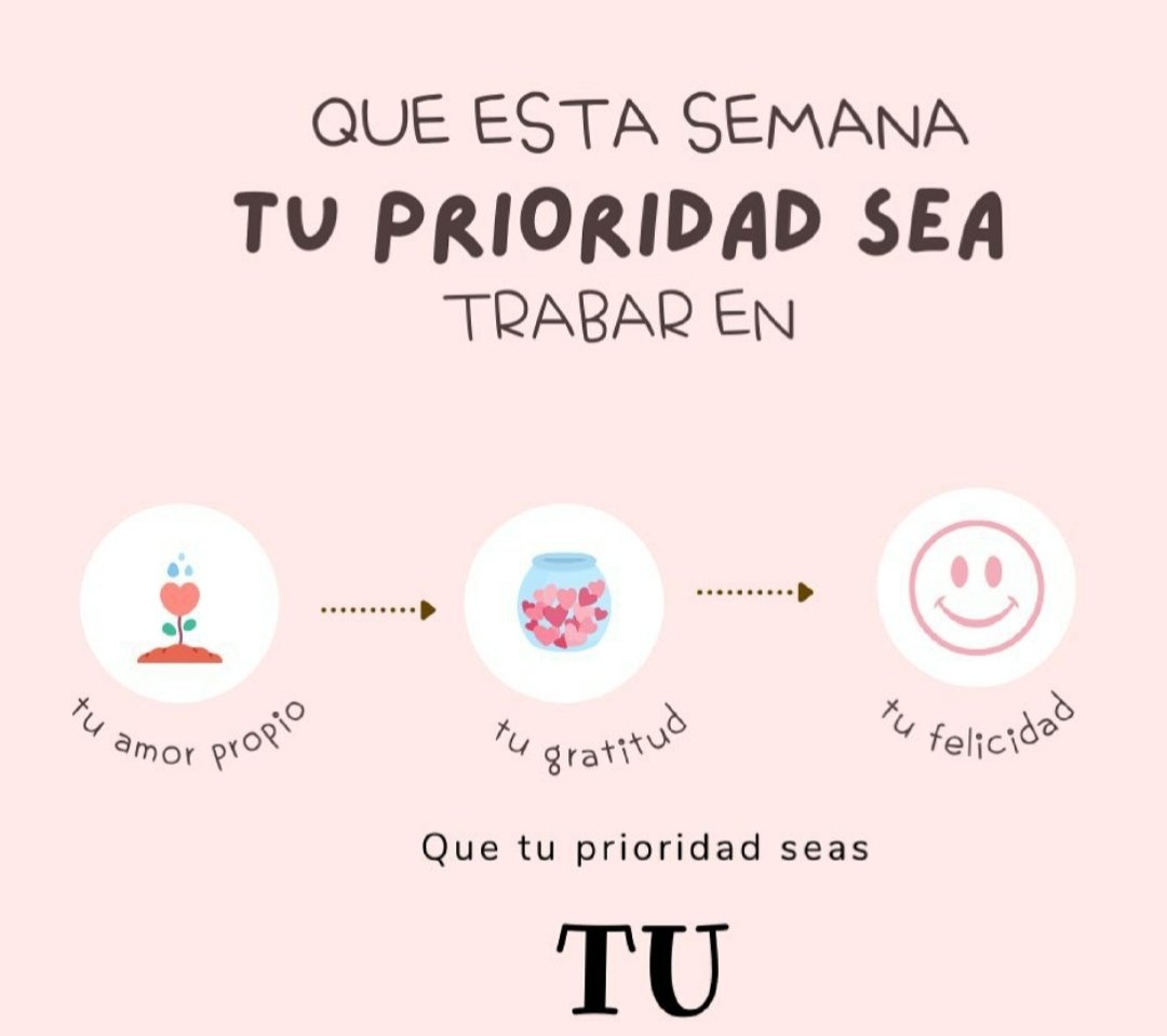 DelValleGreen's tweet photo. Qué ésta semana y todas las semanas TÚ seas tú prioridad. https://t.co/Nq5fINlJlB