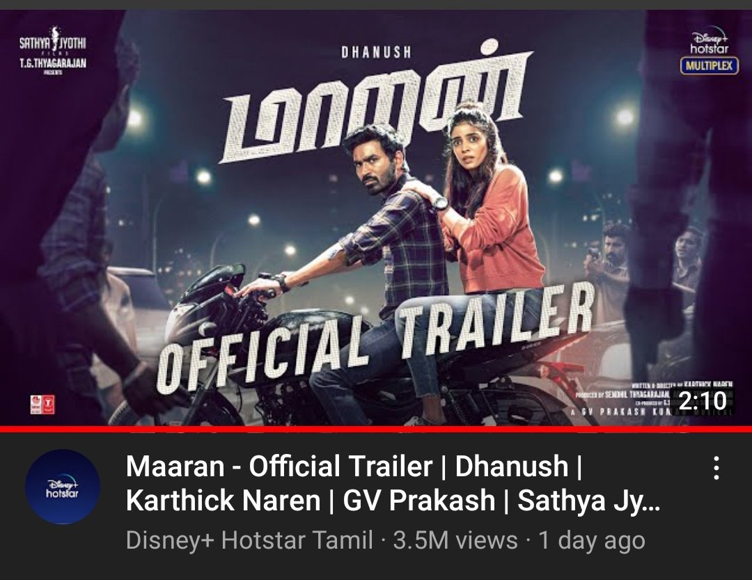 _Kettavan_STR's tweet photo. #MaanaaduTrailer 24 hr views - 4.4M views with 287K likes 🔥

#Maanaadu Pre Release Trailer 24 hr views - 10+M views 🔥

#MaaranTrailer 24 hr views - 3.5M views with 194K likes 🤭

Fanbase matters 💪

#Pathuthala #VendhuThanindhathuKaadu 
@SilambarasanTR_ https://t.co/hD72THYqWW