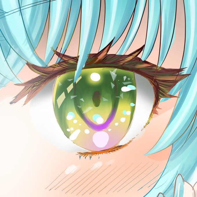 お目目の描き方のtwitterイラスト検索結果