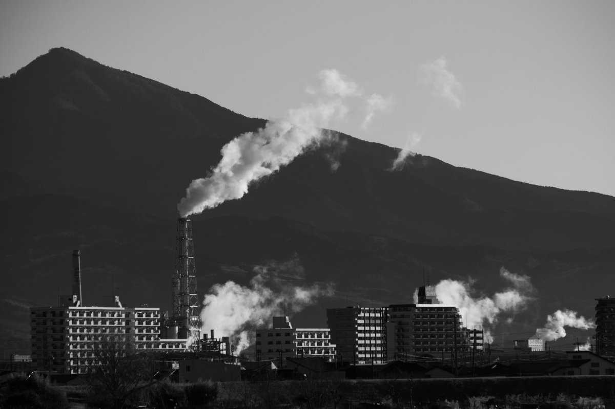#富士市 #煙突 #朝