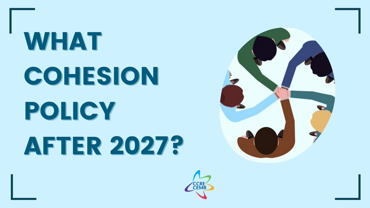 CCRECEMR's tweet image. ❔What #CohesionPolicy after 2027? 

Ministers in charge of Cohesion will discuss during a meeting the conclusions of the #CohesionReport, which investment strategy to prioritise, and how to address the geography of discontent...

More info ➡ ccre.org/en/actualites/…

#localgov