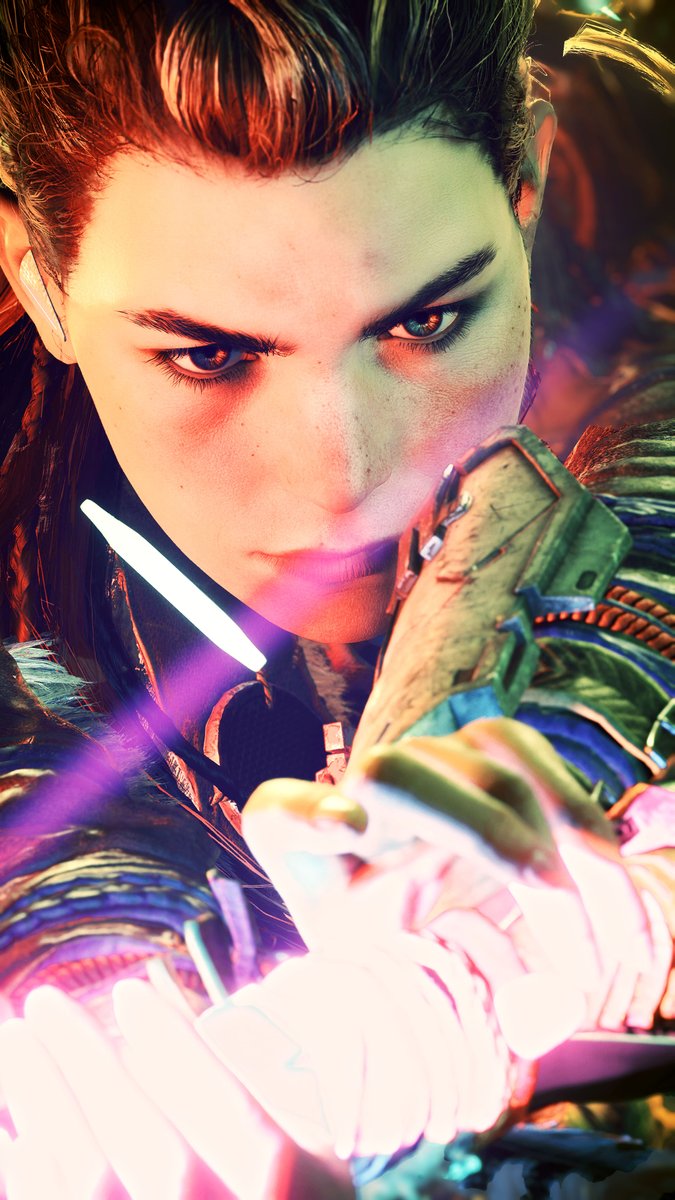 9b75's tweet photo. 燃える瞳。彼女はハントレス。

#HorizonZeroDawn #ホライゾンゼロドーン 
#RiseAboveOurRuin  #FHFW #BeyondTheHorizon https://t.co/O1nveorYU5