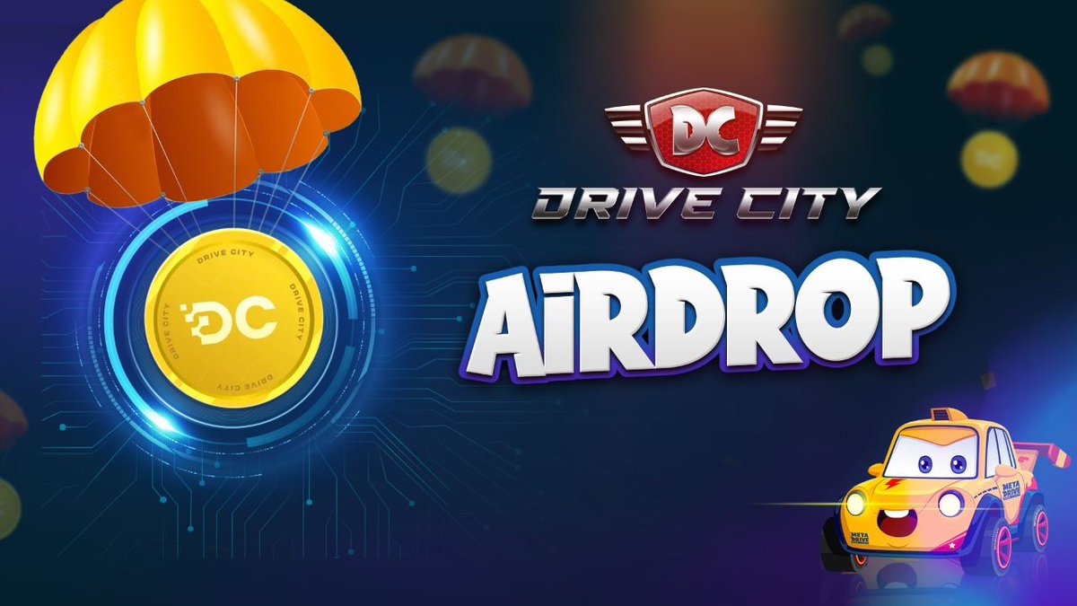 AirdropAchiever's tweet photo. New Airdrop: Drive City 
Value: 1,000,000 DC
Rewards: 1 DC token
Referral: 2 DC token
End Date: 31st March, 2022
Distribution: 7 days after IDO

🔗 Airdrop Bot: https://t.co/RkJbGjcIZk

#Airdrop #Crypto #Bitcoin #BNB #AirdropAchiever #DriveCity https://t.co/nJnSRDmY59
