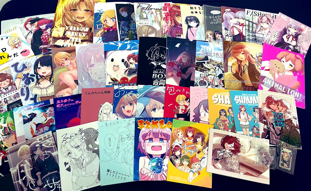 今回の #歌姫庭園30 の戦利品です!!!大切に読ませていただきます……!!! 