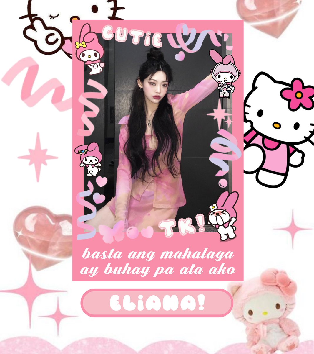 ⠀⠀⠀

͏͏͏͏͏͏        hello, i am eli-chan 
        of Toukiio Bistro!

        serving your taste buds 
        the taste of heaven. 
        but wait, there’s more. 
        TK is welcoming you with 
        our new theme — sanrio!   

        #hahapogi
͏͏͏͏͏͏
⠀⠀