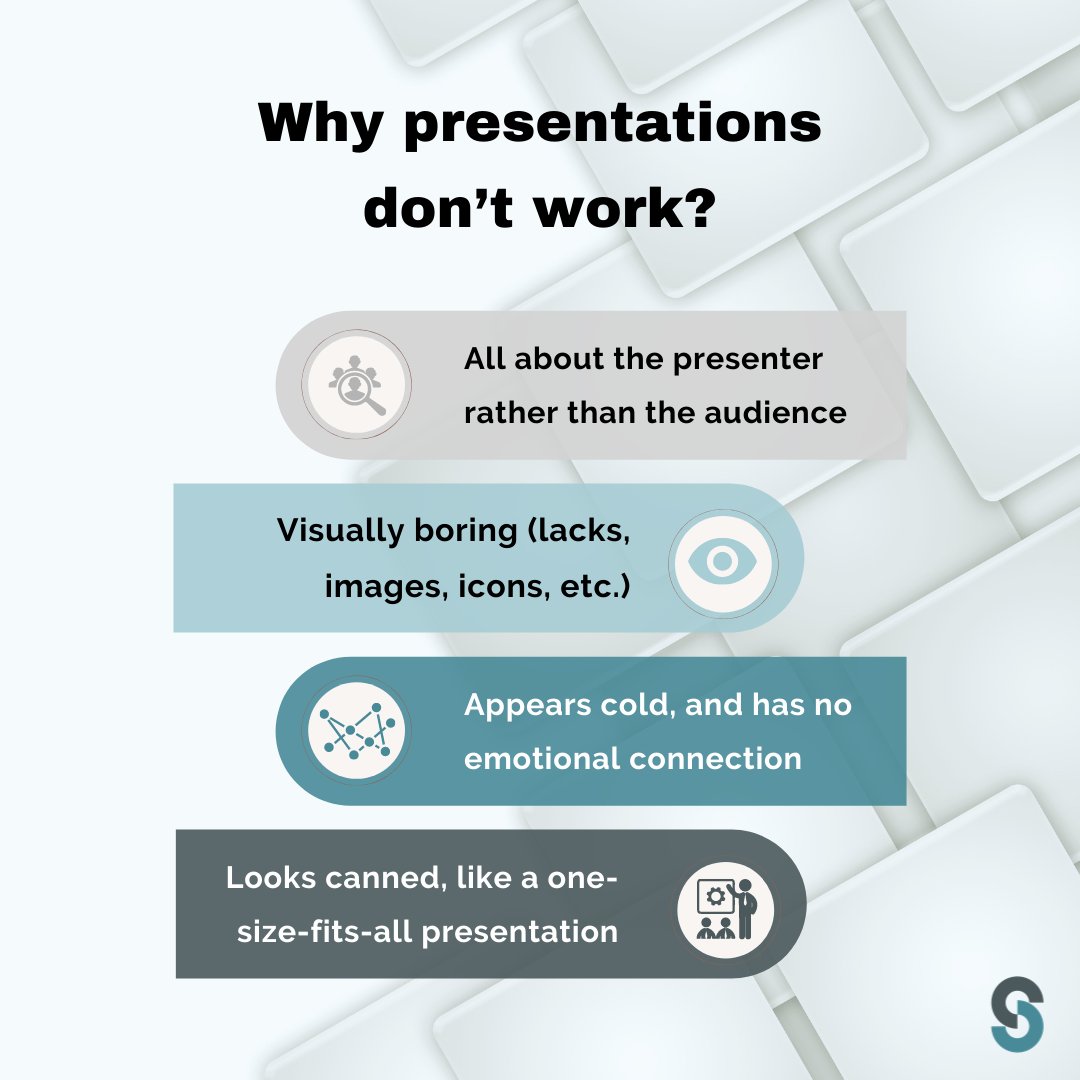 Slidesigners1's tweet image. It takes practice and effort to deliver a good presentation. But, if you know how to avoid the pitfalls, your presentations will be great.

Check out this post to avoid some common presentation mistakes.

#presentationmistakes #slidesigners