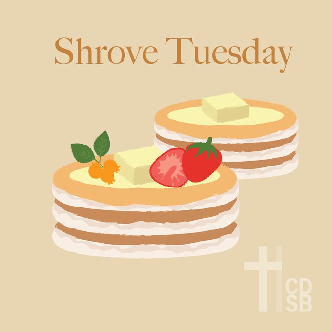 It's #ShroveTuesday! Enjoy this day of feasting before we begin the season of #Lent. #Lent2022