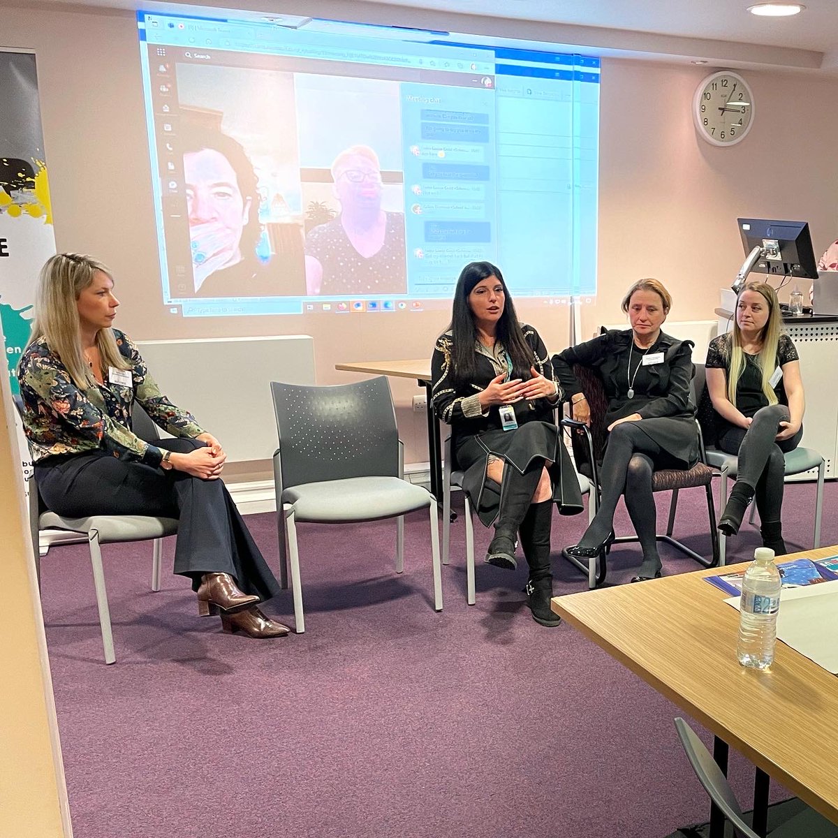 LancashireWomen's tweet photo. Yesterday, our Justice &amp; Safety Team headed to @uclan  to present our work on our project: ‘Recourse’ - designed to support women exiting the criminal justice system

It was a fantastic day full of great conversations with people wanting to make a difference

#uclan #recourse2022 https://t.co/lplq749rsP