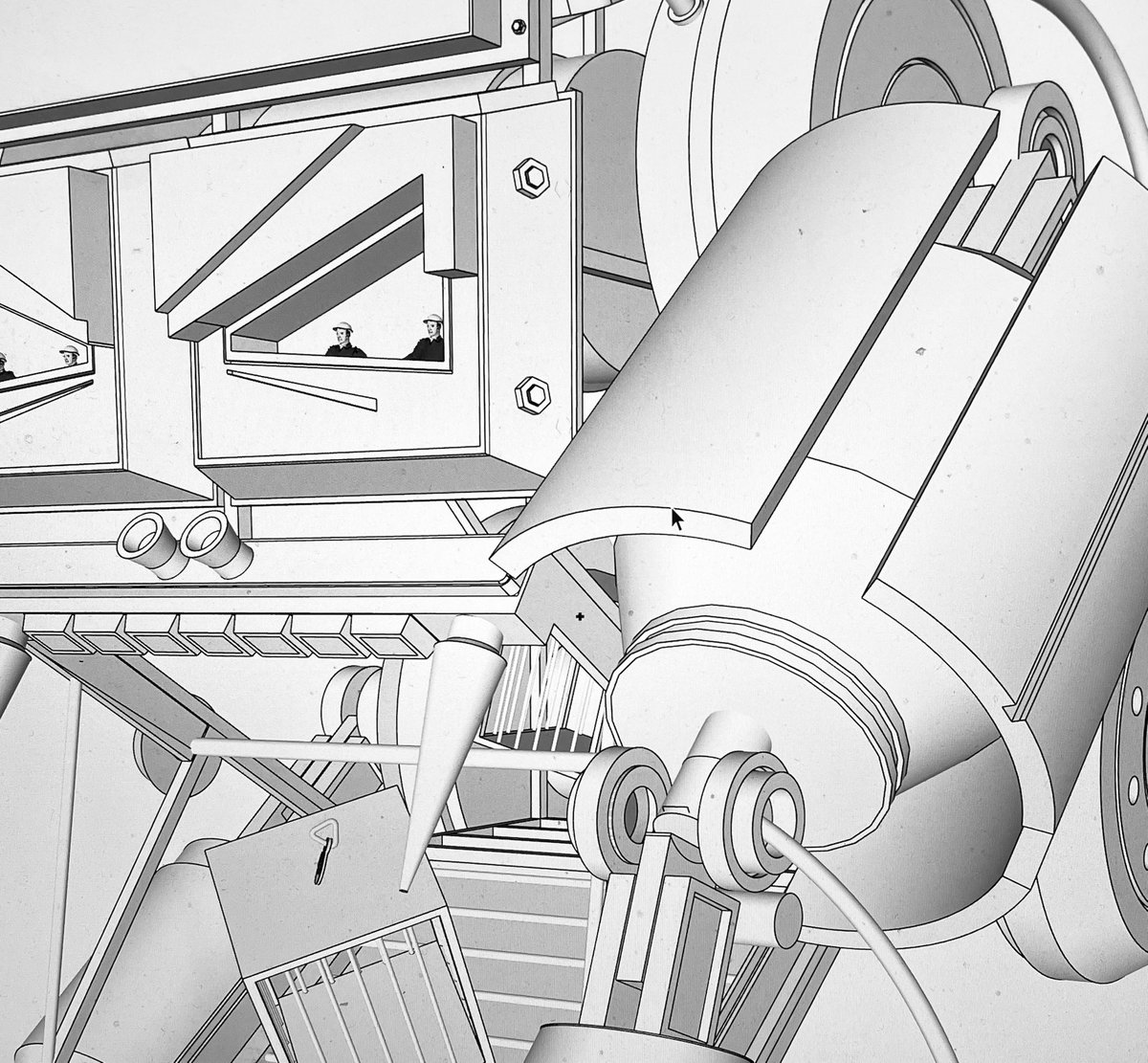 Whatbox_001's tweet photo. Sneaky, sneaky 👀 A little peep behind the curtain at some work in progress.

#NFTs #NFTCommunity #nftart #NFTartist #arise #whatbox https://t.co/A6gXNtuvsM