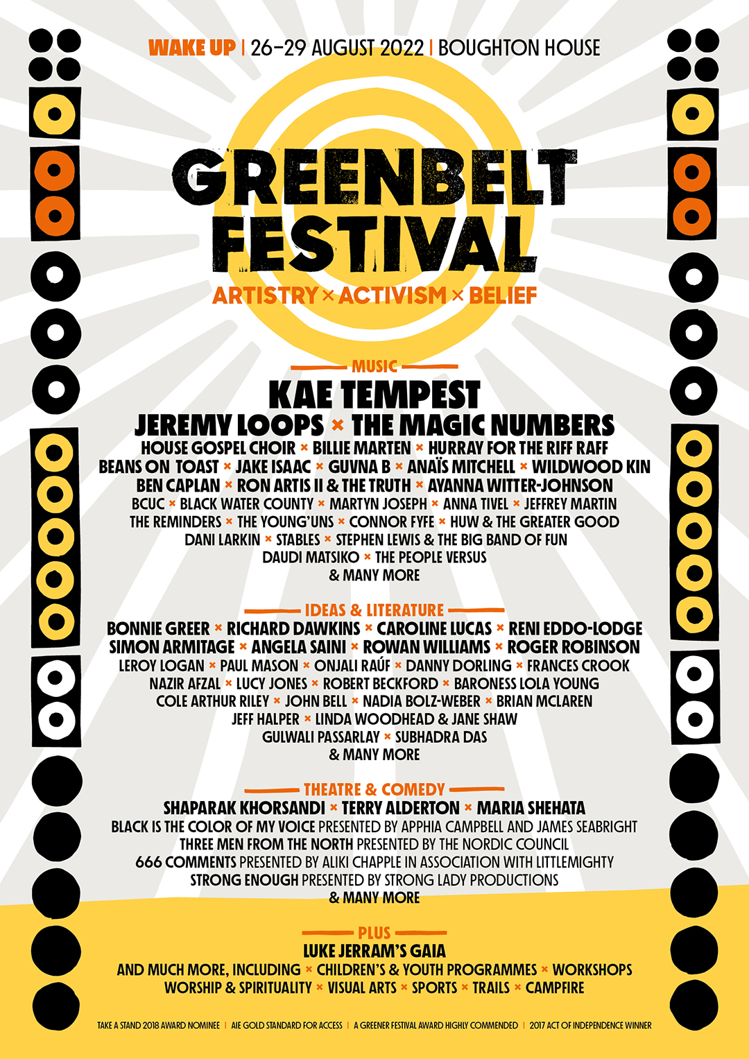 Greenbelt Festival on Twitter "Here it is. Our 2022 lineup. We hope
