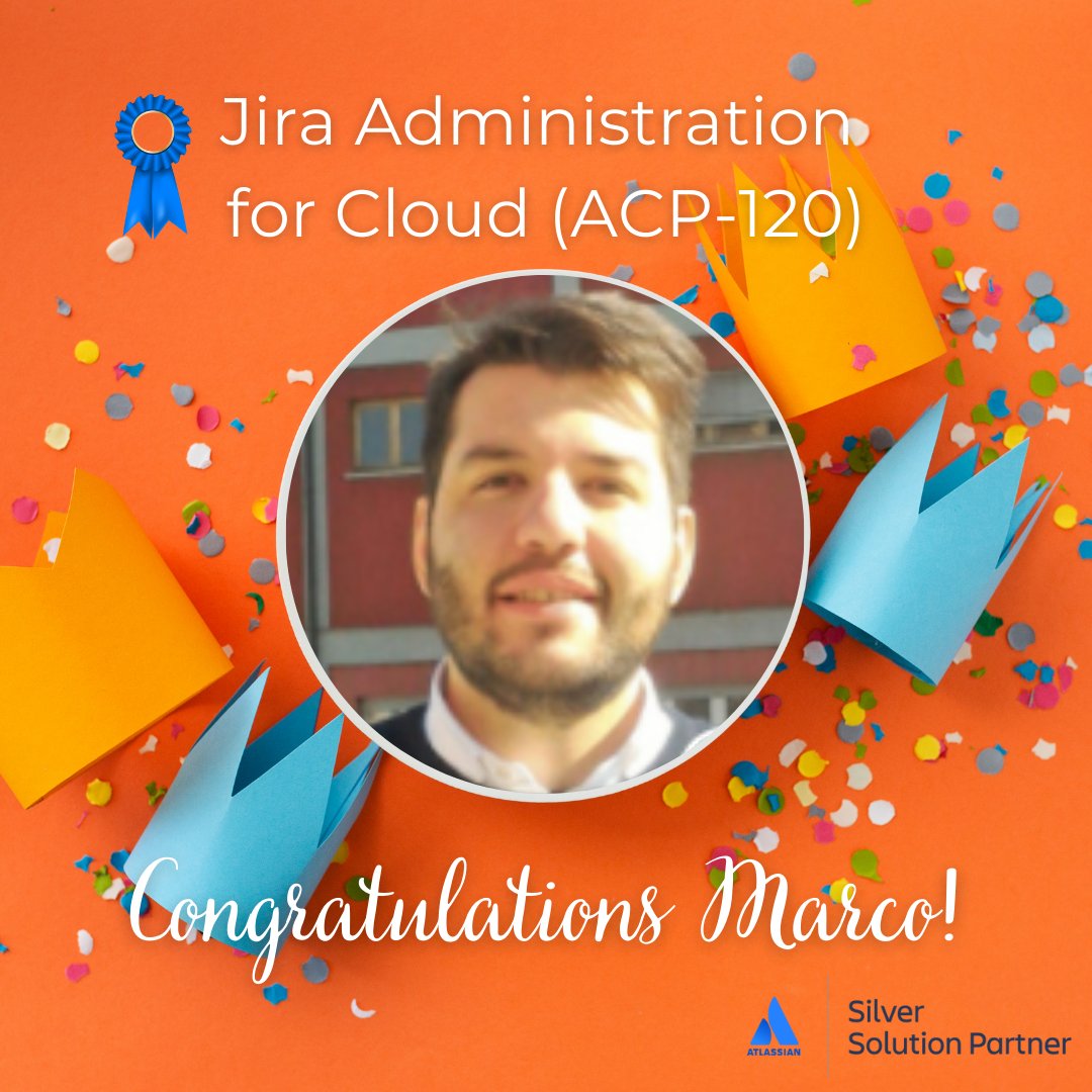 ChiCosaCome's tweet image. Congratulazioni al nostro Marco per il grande traguardo raggiunto: #JiraAdministration for Cloud (ACP-120)!

Con questo siamo ad un totale di 10 certificazioni - un percorso di #knowhow continuo che ci permettere di offrire sempre soluzioni più efficienti e smart

Avanti così!