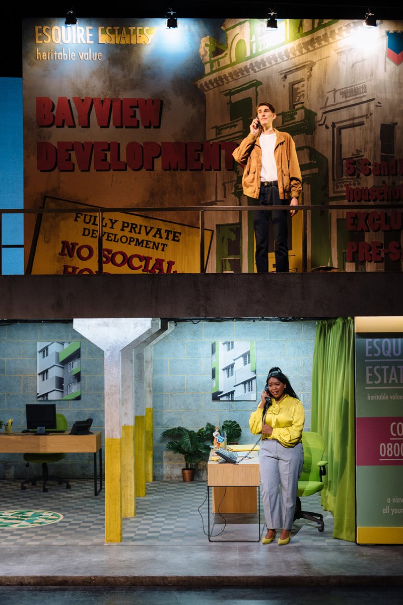 guildhallschool's tweet photo. Here's a first look at our Spring #GuildhallOpera Double Bill: Judith Weir's Miss Fortune &amp; Gian Carlo Menotti’s The Telephone, a double bill exploring romantic love, fate &amp; fortune.

Congratulations to all involved in last night's opening performance 🎶

All 📸 @helenmurraypix https://t.co/gutdBzE1de