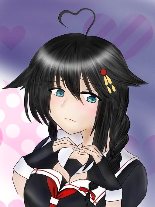 ハートしぐぅ
#艦隊これくしょん #艦これ #時雨 