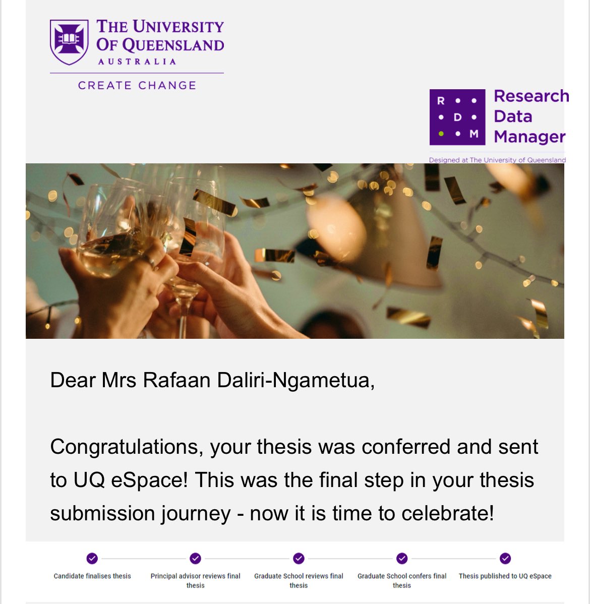 It’s official! My PhD has been conferred! What a journey and what a tribe! I can’t thank you all enough 😭 ❤️ <a href="/IanHardy_UQ/">Ian Hardy</a> @DrSueCreagh @Jenclutterbuck <a href="/JessLHolloway/">Jess Lawson</a> <a href="/danielle_H_H/">Danielle H. Heinrichs, PhD (SFHEA)</a> and so many more! 1/2