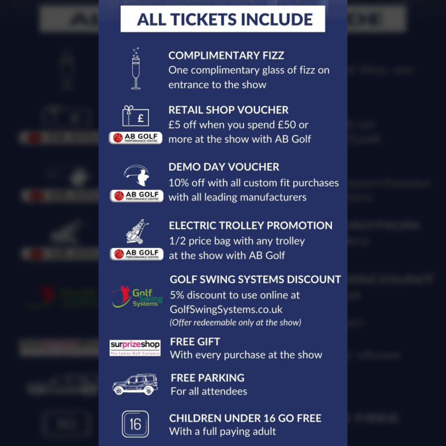 britishgolfshow's tweet photo. Get your tickets for the British Golf Show 2022 with some fantastic incentives added for all ticket purchases this year!

Get all the latest details on what to expect at this year's event and get your tickets today -> https://t.co/qsY0BaPs3P https://t.co/9SrsmETWuW