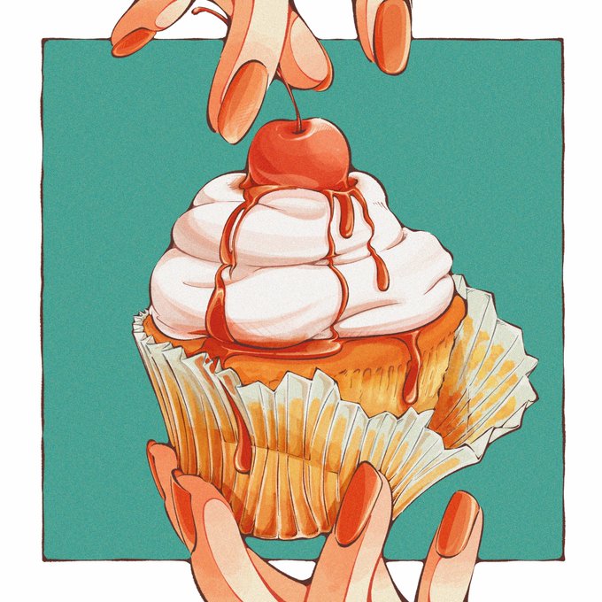 チェリーカップケーキ 