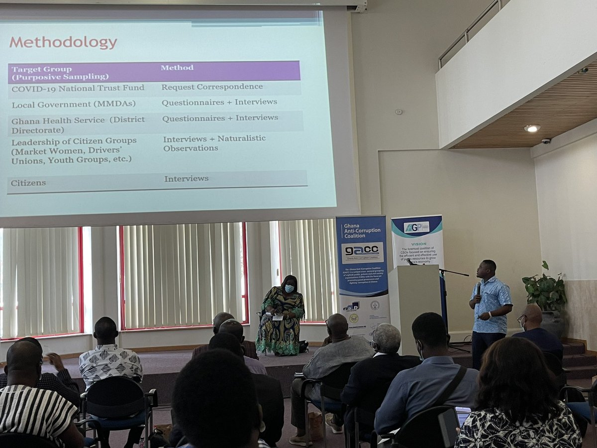 GACC_GHANA's tweet photo. Presentation of findings from Research delivered by Mr. Bright Sowu

#GetInvolvedGH as we discuss the accountability gap in the Covid 19 reponses of Ghana happening now!

LIVE on @Joy997FM https://t.co/b0g05dxysK