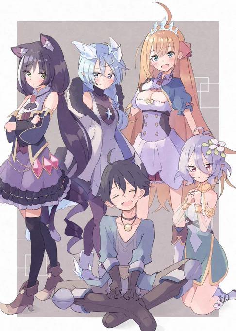 だいぶ遅れたけどプリコネ4周年おめでとう🎉 #プリコネR 