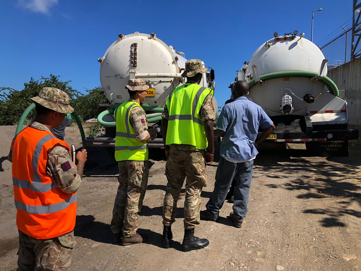 528STRE's tweet photo. With the last round of #ExPP22 task orders issued last week, the exercise is sadly drawing to a close. Here, SSgt G of @516STRE takes on #Montserrat's sewerage system. Many thanks to the Montserrat Utilities Limited engineers for taking the time to show us around. @DefenceEng https://t.co/fyJ4wp7Udf