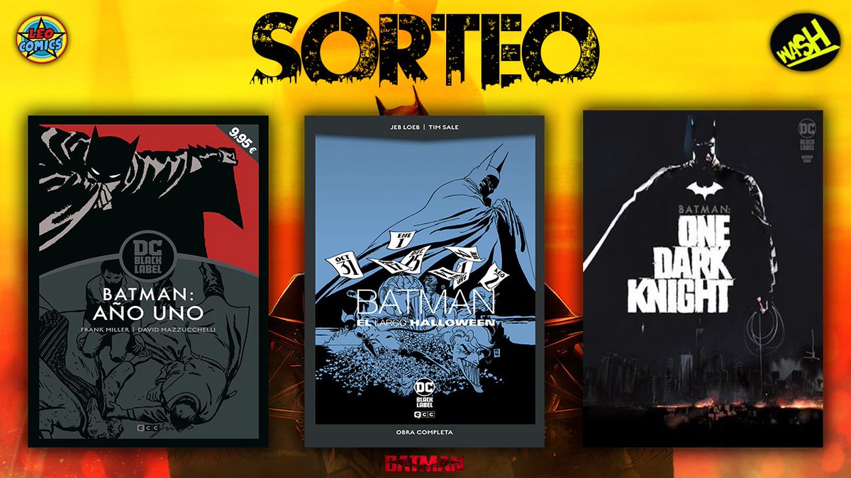 YoleoAndGames's tweet photo. 🚨SORTEO!🚨 Sorteamos Batman: Año uno DC POCKET, Batman: El largo Halloween DC POCKET de @eccediciones y póster de One Dark Knight de #DCComics gracias a @WashComics 

Requisitos:

-RT al Tweet.
-Seguir a @YoleocomicsDC
-Seguir a @WashComics

Termina el 7 de Marzo. #TheBatman https://t.co/8hmwDJXN0k