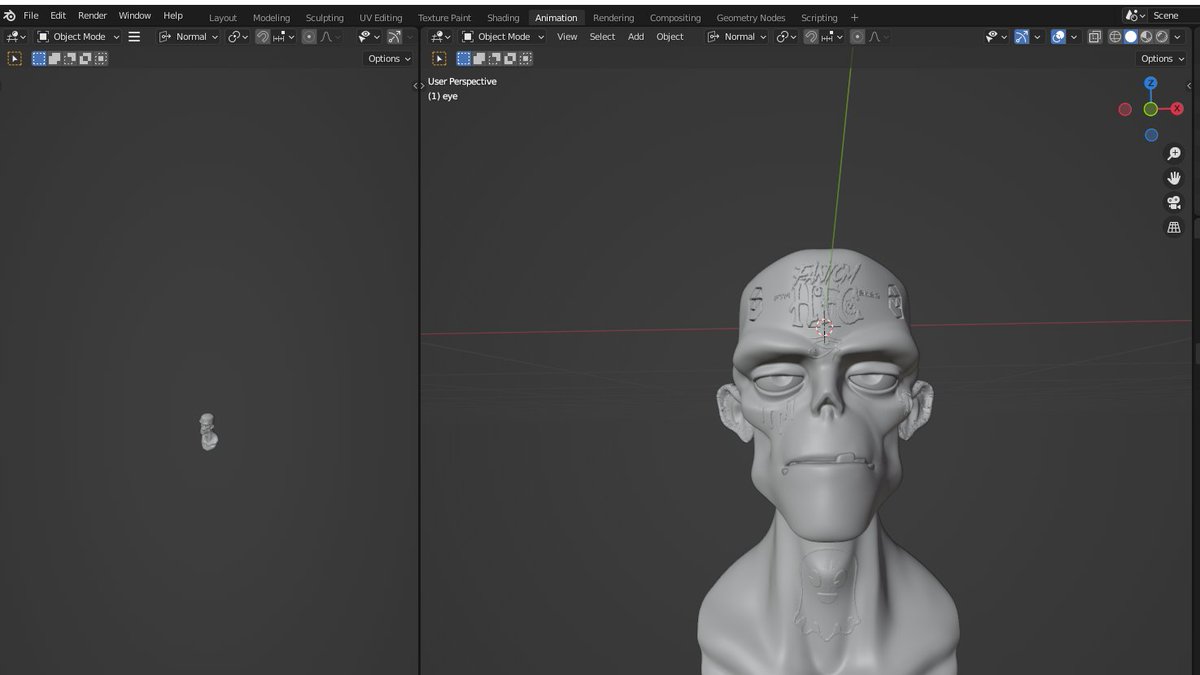 Taking a tip out of Frankies box... Time to re-animate some walking dead... Seeing as Frankenstein is made out of dead people.. does that make Frankie a Zombie??
#3DART #Animation #FHFC #AnimatedNFT