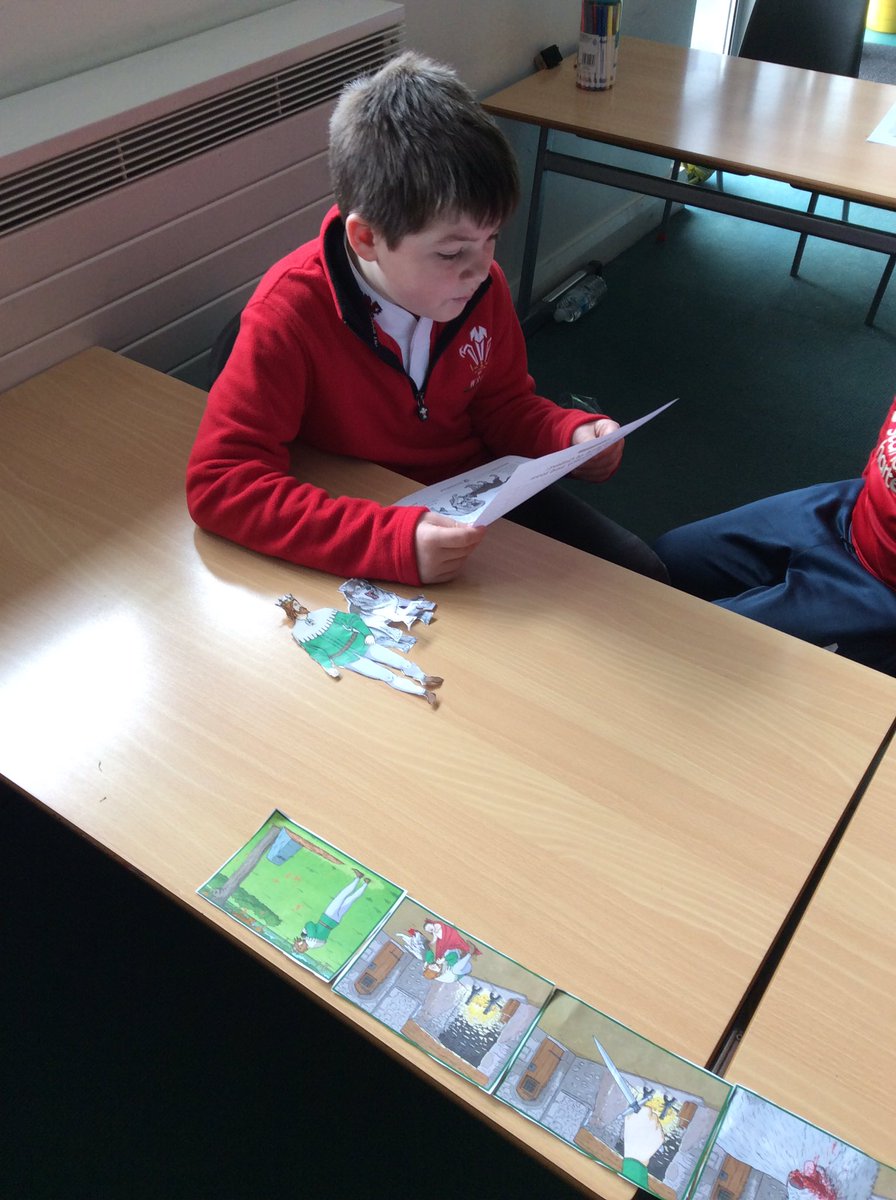 OVPSMrsFreeman's tweet photo. #OVPSclass9 Sequencing and retelling the story of Gelert using finger puppets πΌ #StDavidsDay https://t.co/1rV82WCyLm