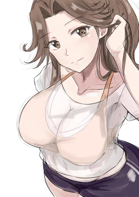 そういや以前ジョギング神通描いたなぁ、と思い出し息抜きに 