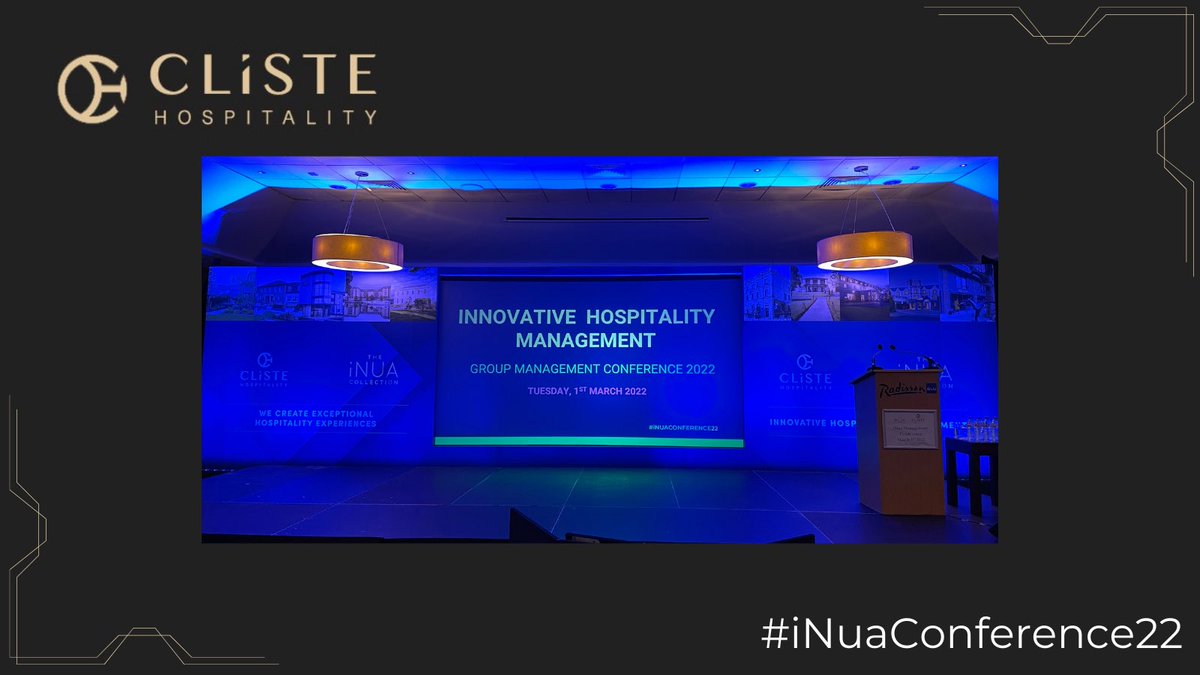 After two years, our annual conference is back! Welcome team <a href="/clistehosp/">clistehospitality</a> and <a href="/iNUAHospitality/">The iNua Collection</a>! #iNUAConference22