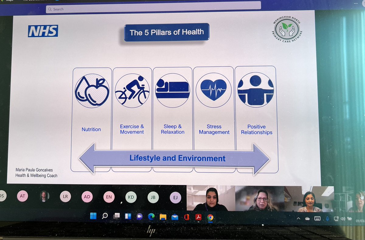 YouAuthentical's tweet image. Interesting to hear how the 5 pillars of health can help with long Covid recovery @NHS_ICB #TimeforCare @DrRupaJoshi1 and her wonderful team