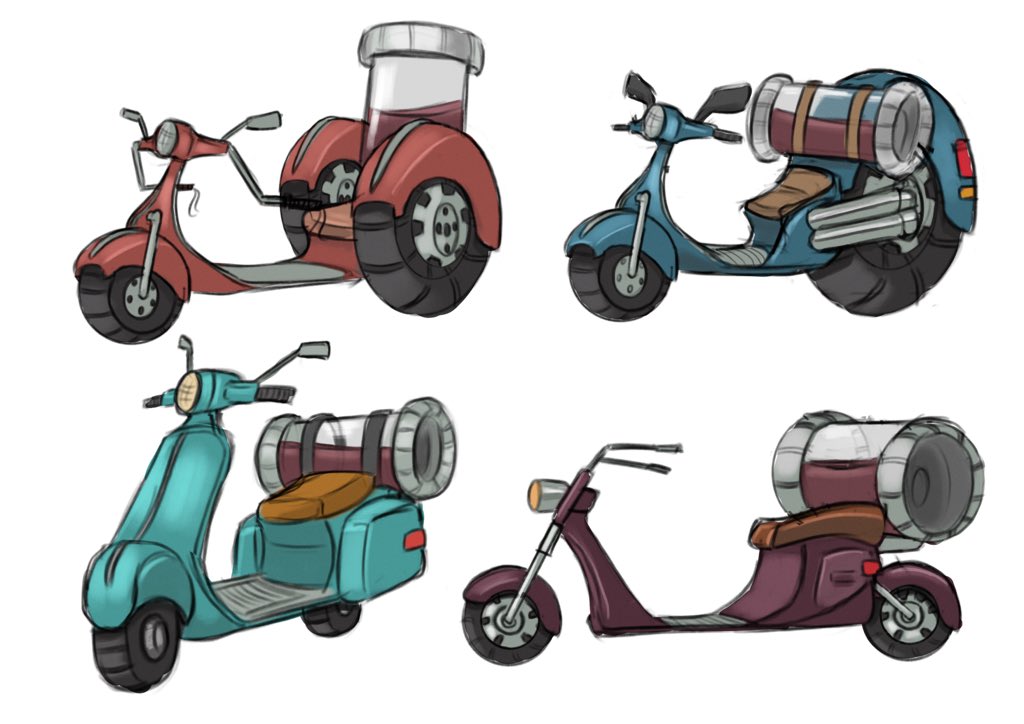 lucarts01's tweet image. Motorcycle exploration from today.

#props #propsdesign #Vehicles #conceptart