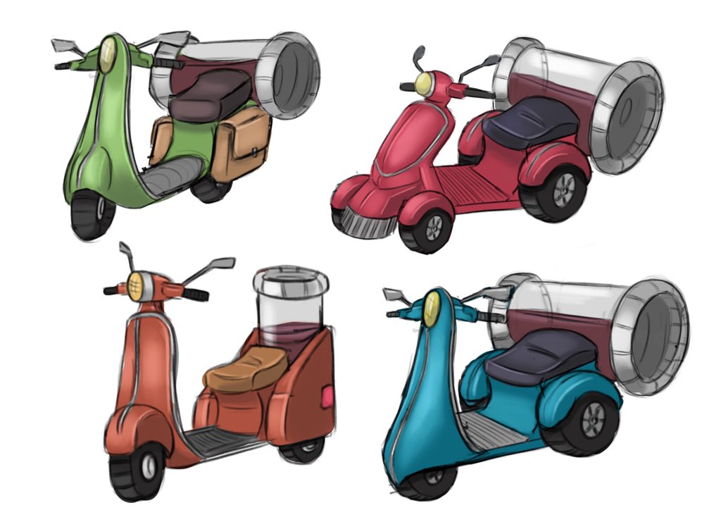 lucarts01's tweet image. Motorcycle exploration from today.

#props #propsdesign #Vehicles #conceptart