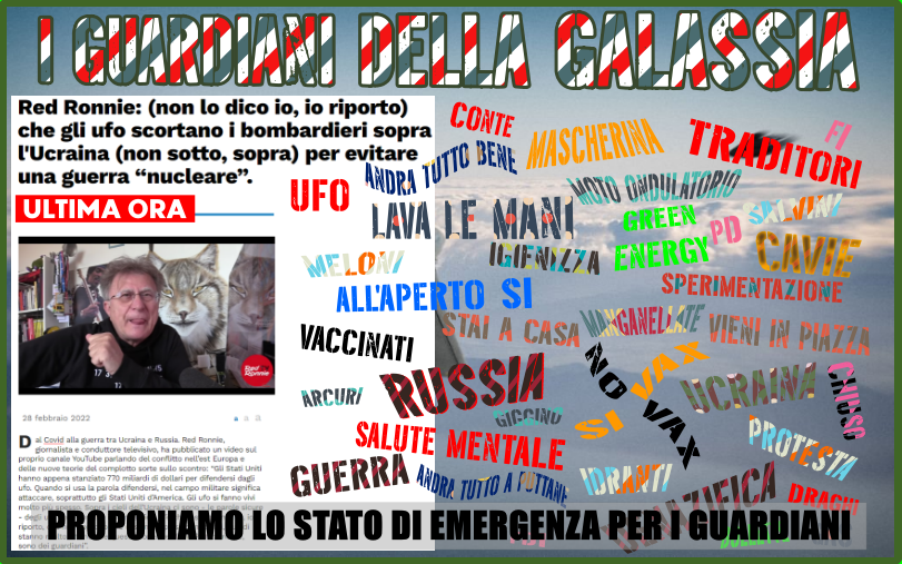 FankiuX's tweet photo. Proponiamo lo stato di ermergenza fino al 31 12 2199 per aiutare i GUARDIANI DELLA GALASSIA,
#RedRonnie #Guardiani #PutinNWOWar #ukraine #Russia #Zelensky #GovernoCriminale #governodeipeggiori https://t.co/dkSZUgrvkS