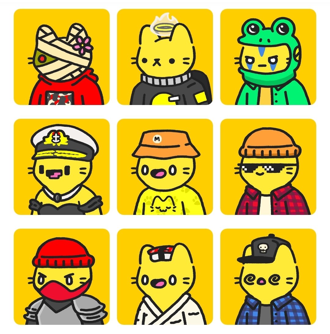 Danko8383's tweet photo. @Derelict_Degen @Mellow_Cats @0x_Azuki @0xApes_NFT Don't follow me, I'm lost too! 🟨🟨🟨 https://t.co/Y6Yqp9Pa9R