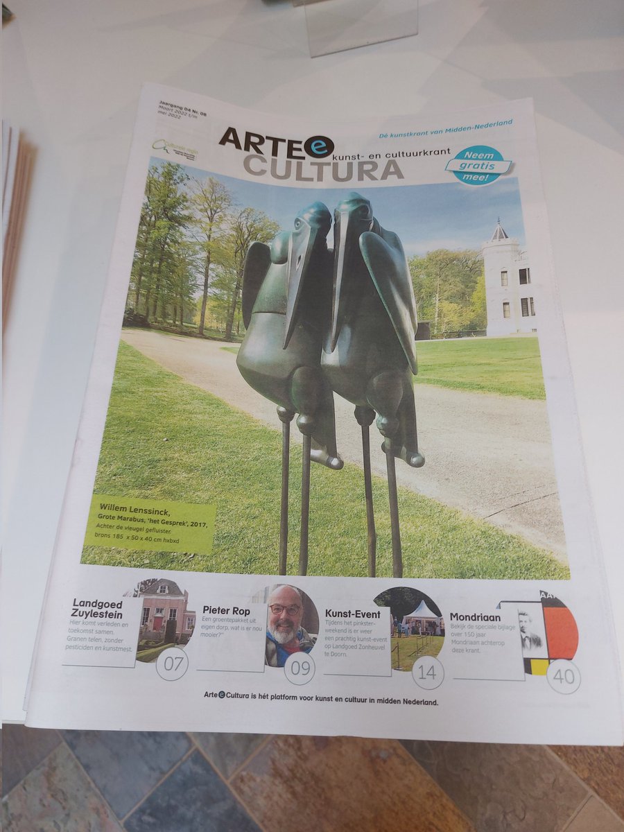 De nieuwe Arte e Cultura is weer overal te vinden, ook bij #biebzout in Wijk bij Duurstede!
