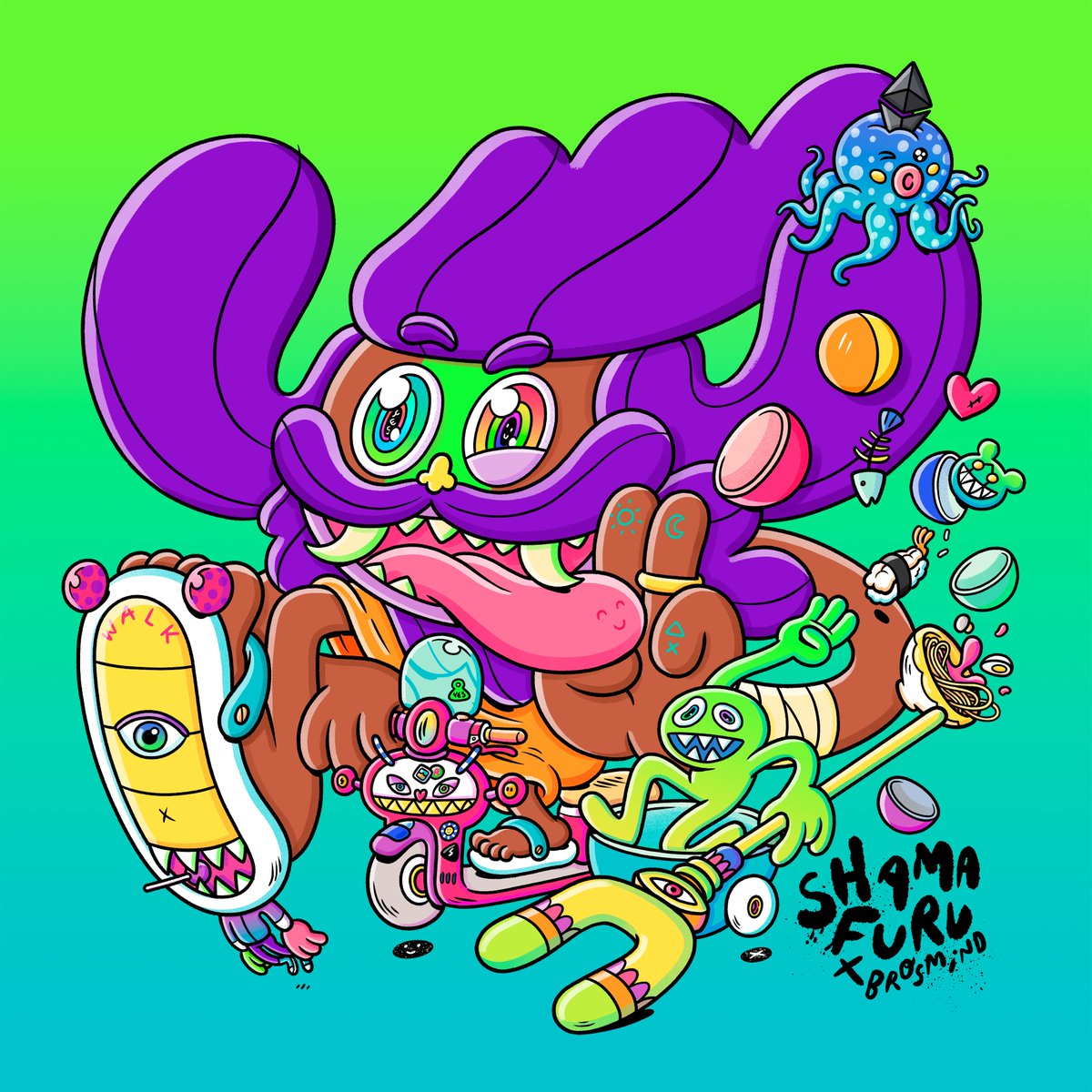 ShamaFuru good vibes for everyone 💜☮️!

@shamanzs x <a href="/KarafuruNFT/">Karafuru</a>